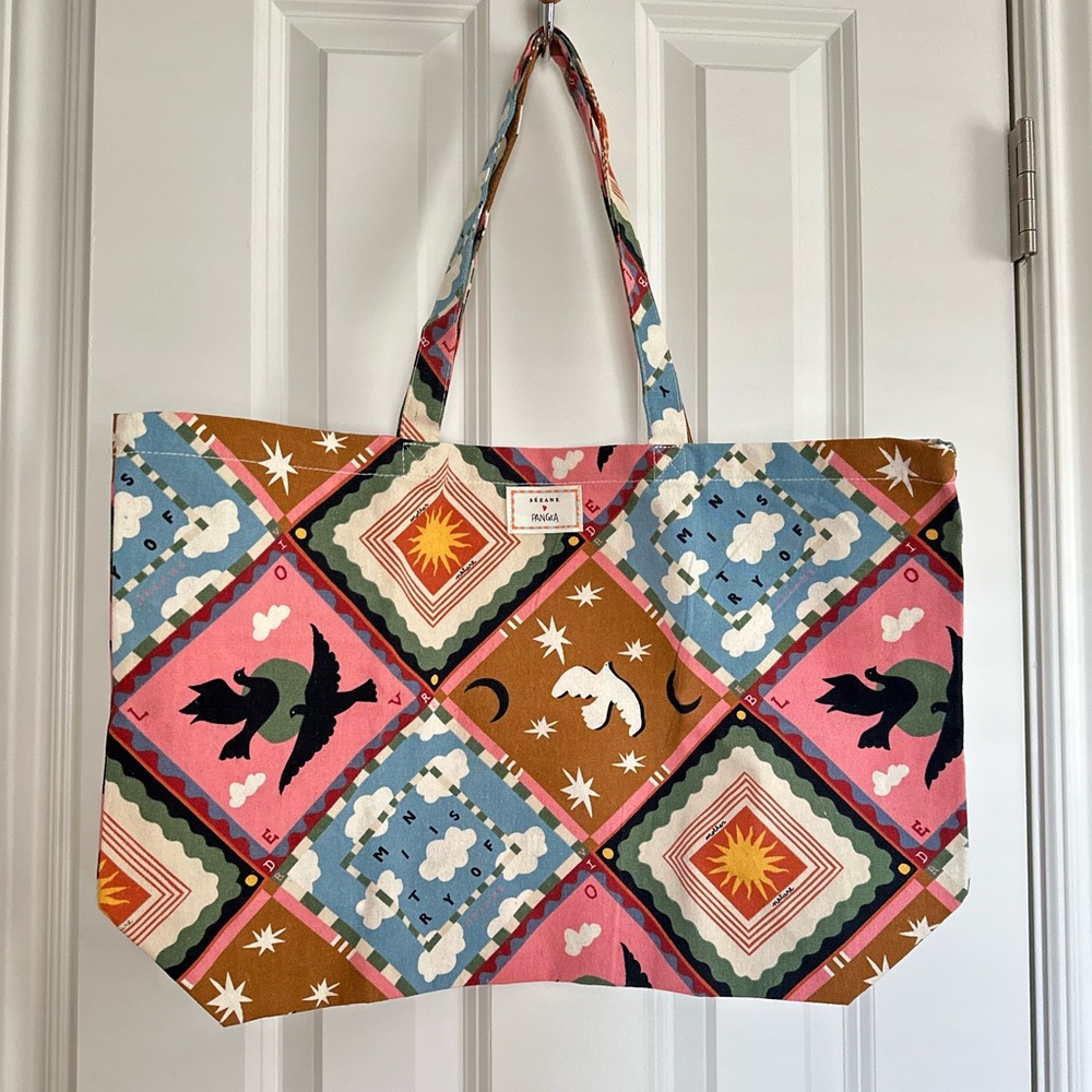 Sézane x Pangea Cotton Tote Bag